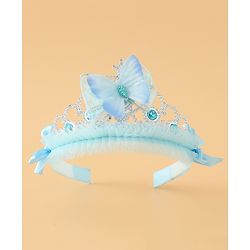 Babyhug Free Size Hair Bands with Butterfly Applique - Purple