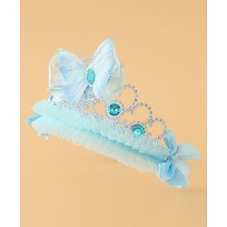 Babyhug Free Size Hair Bands with Butterfly Applique - Purple