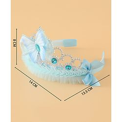 Babyhug Free Size Hair Bands with Butterfly Applique - Purple