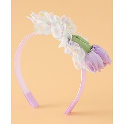 Babyhug Free Size Hair Bands - Purple