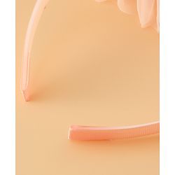 Babyhug Free Size Hair Bands With Floral Applique - Pink