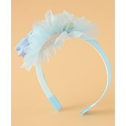 Babyhug Free Size Hair Bands With Floral Applique - Pink