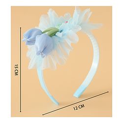 Babyhug Free Size Hair Bands With Floral Applique - Pink