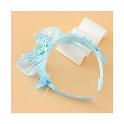 Babyhug Free Size Hair Band With Bow Applique - Pink