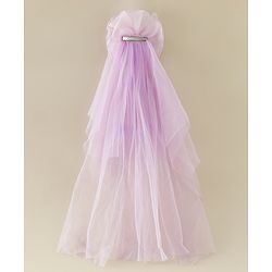 Babyhug Free Size Bow & Butterfly Clips - Purple