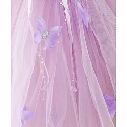 Babyhug Free Size Bow & Butterfly Clips - Purple