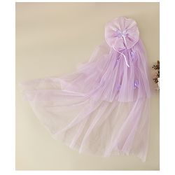Babyhug Free Size Bow & Butterfly Clips - Purple