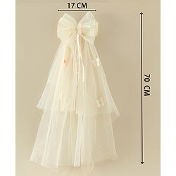 Babyhug Free Size Bow & Butterfly Clips - Purple