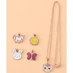 Babyhug Necklace Multicolor Free Size - Red ,Yellow