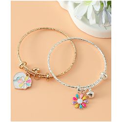 Babyhug Colorful Floral Charm Bracelet Set Pack of 2