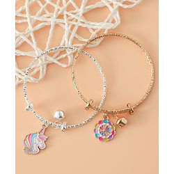 Babyhug Bracelets & Bangles Gold&Silver Free Size For Girl