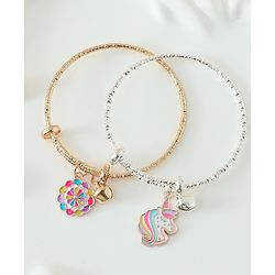 Babyhug Bracelets & Bangles Gold&Silver Free Size For Girl