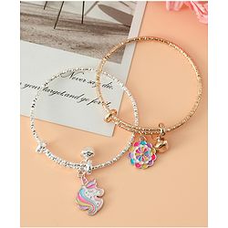 Babyhug Bracelets & Bangles Gold&Silver Free Size For Girl