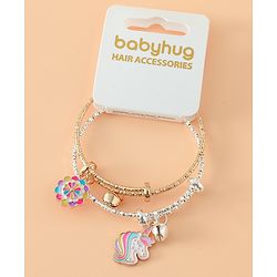 Babyhug Bracelets & Bangles Gold&Silver Free Size For Girl