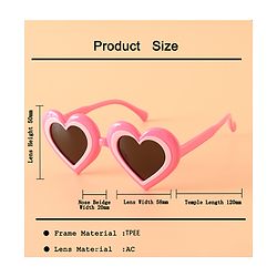 Babyhug 12.5 cm Baby Sunglasses Lightweight Frame - pink