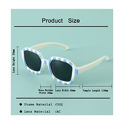 Babyhug 12 cm Baby Sunglasses Lightweight Frame - Blue