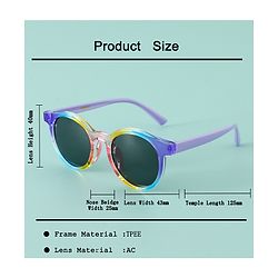 Babyhug 13.5 cm Baby Sunglasses Lightweight Frame Unisex - Black