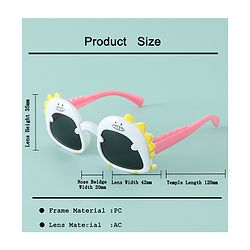 Babyhug 13 cm Baby Sunglasses Lightweight Frame - purple