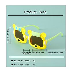 Babyhug 13 cm Baby Sunglasses Lightweight Frame Boy - Yellow