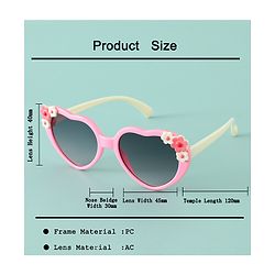 Babyhug 12.5 cm Baby Sunglasses Lightweight Frame Girl - pink