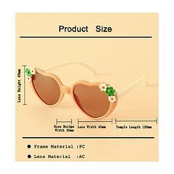 Babyhug 12.5 cm Baby Sunglasses Lightweight Frame Girl - pink