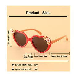 Babyhug 12.5 cm Baby Sunglasses Lightweight Frame Girl - pink