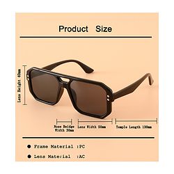 Babyhug 13 cm Baby Sunglasses Unisex Lightweight Frame - Black