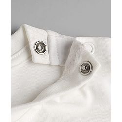 Babyhug Cotton Knit Half Sleeves T-Shirt & Capri Night Suit With Giraffe & Heart Print - White & Pink
