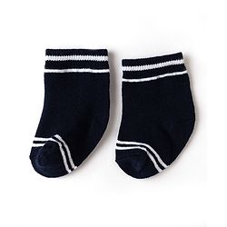 Cute Walk by Babyhug Non Terry Knit Anti-bacterial Ankle Length Striped Socks Pack of 3 - Yellow, Black & Red
