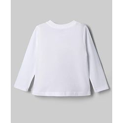 Babyhug Disney Single Jersey Knit Full Sleeves T-Shirt & Pyjama Night Suit with Minnie Mouse Graphic - White