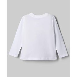 Babyhug Disney Single Jersey Knit Full Sleeves T-Shirt & Pyjama Night Suit with Minnie Mouse Graphic - White