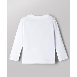 Babyhug Disney Single Jersey Knit Full Sleeves T-Shirt & Pyjama Night Suit with Marie Graphic - White