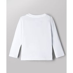 Babyhug Disney Single Jersey Knit Full Sleeves T-Shirt & Pyjama Night Suit with Marie Graphic - White