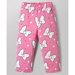 Babyhug Disney Single Jersey Knit Full Sleeves T-Shirt & Pyjama Night Suit with Marie Graphic - White