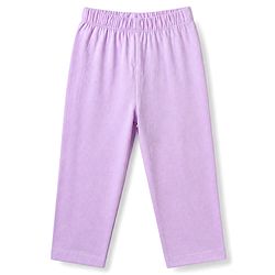 Babyhug Disney 100% Cotton Single Jersey Knit Full Sleeve T-Shirt Pyjama Night Suit With Minnie & Friends Graphic in Purple