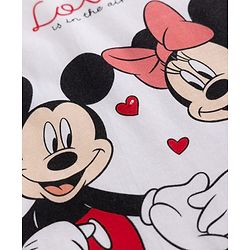 Babyhug Disney 100% Cotton Single Jersey Knit Full Sleeve T Shirt Pyjama Set With Minnie & Friends Graphic Print - Navy Blue