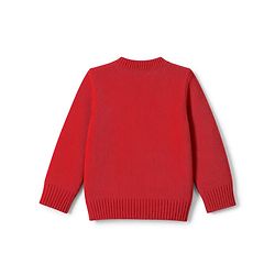 Babyhug Knit Full Sleeves Baby Sweater Set with Heart Design - Red