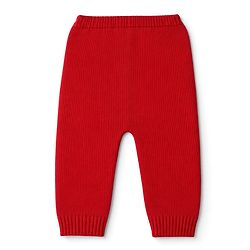 Babyhug Knit Full Sleeves Baby Sweater Set with Heart Design - Red