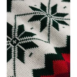 Babyhug Knit Full Sleeves Sweater Set with Geometric Design - Dark Green