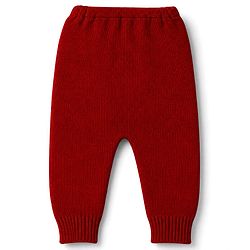 Babyhug Knit Full Sleeves Solid Sweater Set - Red