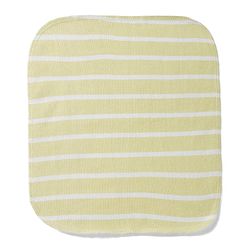 Babyhug 100% Cotton Knit Striped Hand & Face Towels Pack of 6 - Yellow & White