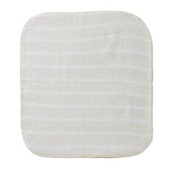 Babyhug 100% Cotton Knit Striped Hand & Face Towels Pack of 6 - Yellow & White