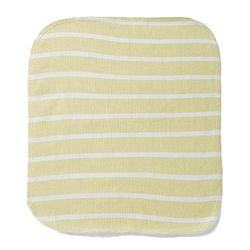 Babyhug 100% Cotton Knit Striped Hand & Face Towels Pack of 6 - Yellow & White
