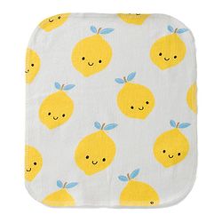Babyhug 100% Cotton Knit Striped Hand & Face Towels Pack of 6 - Yellow & White