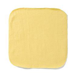 Babyhug 100% Cotton Knit Striped Hand & Face Towels Pack of 6 - Yellow & White