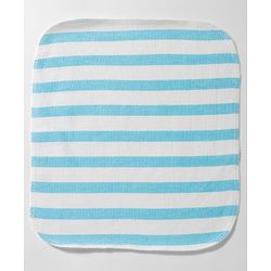 Babyhug 100% Cotton Knit Striped Hand & Face Towels Pack of 6 - Yellow, White & Blue