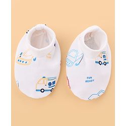 Babyhug 100% Cotton Clothing Essentials Baby Gift Set Pack of 7 - Light Blue