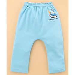 Babyhug 100% Cotton Clothing Essentials Baby Gift Set Pack of 7 - Light Blue