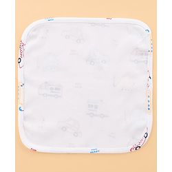 Babyhug 100% Cotton Clothing Essentials Baby Gift Set Pack of 7 - Light Blue