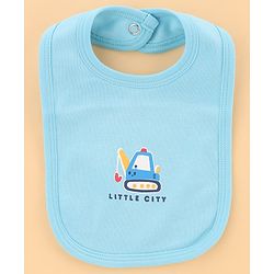 Babyhug 100% Cotton Clothing Essentials Baby Gift Set Pack of 7 - Light Blue